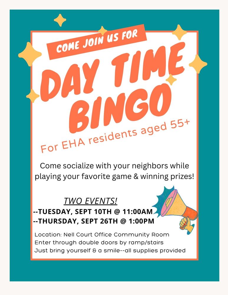 Daytime Bingo Flyer