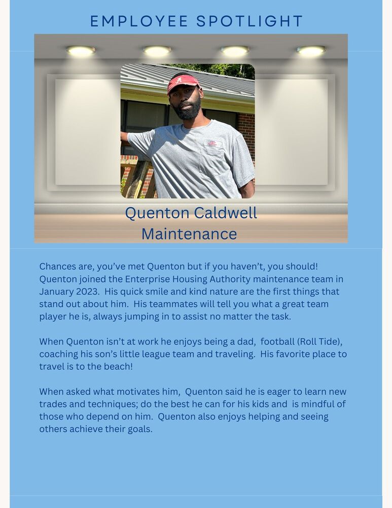 Page 8 Employee Spotlight