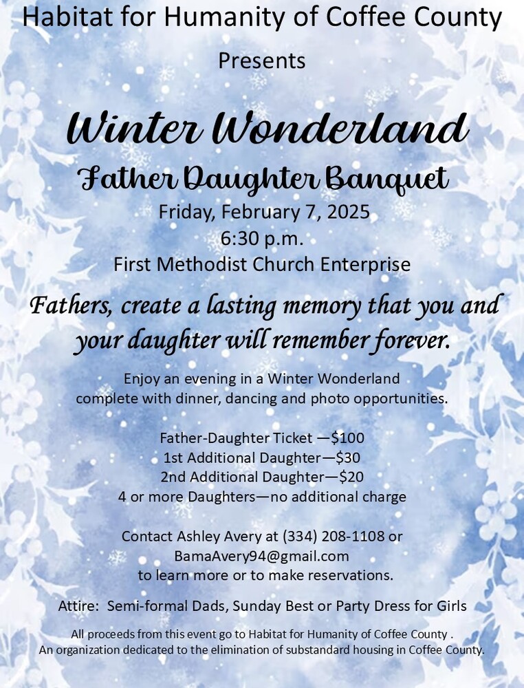 Father Daughter Dance Flyer